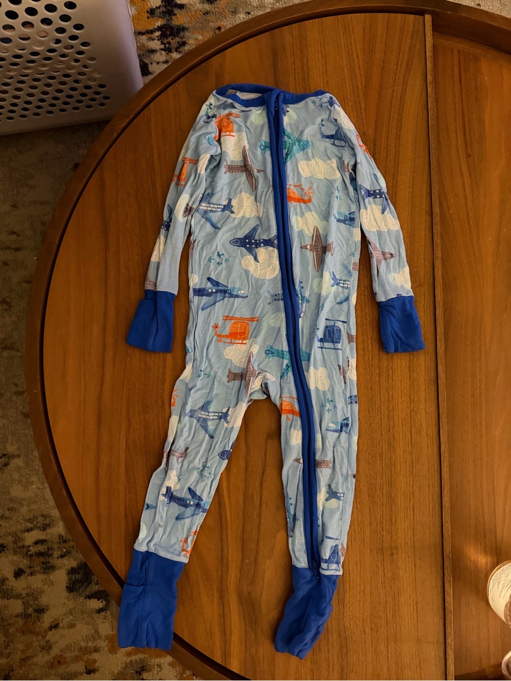 Little Sleepies Airplane & Helicopter Pajamas 12-18 mos